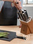Vanquish Series 8pc Japanese Knife Block Set