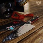 Shogun Series 8" Chef Knife - Damascus AUS-10V