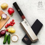 DALSTRONG Ronin Usuba Knife - 7 Inch, Damascus Steel
