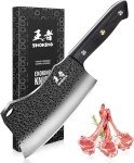 Hand Forged Japanese Cleaver Knife for Meat Cutting