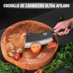 Hand Forged Japanese Cleaver Knife for Meat Cutting