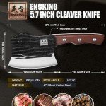 ENOKING Heavy-Duty 5.7-Inch Meat Cleaver Knife