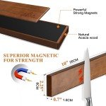 Enoking 10-Inch Magnetic Knife Holder with Hooks
