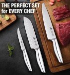 Precision Japanese Knife Set with Sharpener (15 Pieces)