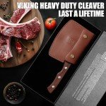 ENOKING Heavy-Duty 5.7-Inch Meat Cleaver Knife