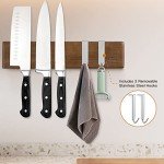 Enoking 10-Inch Magnetic Knife Holder with Hooks