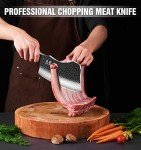 ENOKING Meat Cleaver and Butcher Knife Set