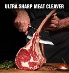 ENOKING Meat Cleaver and Butcher Knife Set