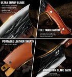 ENOKING Meat Cleaver and Butcher Knife Set