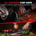 Zennish 8-Inch Professional Japanese Chef Knife