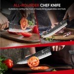 Zennish 8-Inch Gyuto Chef Knife - Premium Gift Set