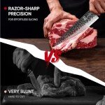 Zennish 8-Inch Gyuto Chef Knife - Premium Gift Set