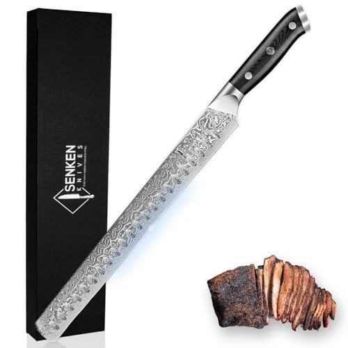 Damascus Steel Brisket Knife - Shogun Collection
