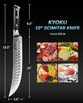 Kyoku 10" Japanese VG10 Scimitar Knife
