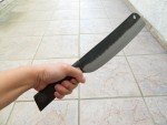 Japanese Nakiri Chef Knife - 7 Inch Carbon Steel