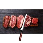 HENWAFX Sashimi Knife with Wooden Handle