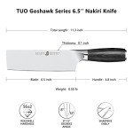 TUO Goshawk 6.5" Nakiri Japanese Chef Knife