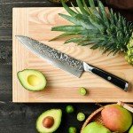 Sunnecko 8-Inch Damascus Chef Knife - Ultra Sharp