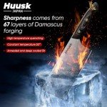 Huusk 7-inch VG10 Damascus Cleaver Knife