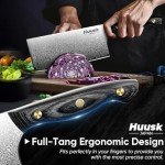 Huusk 7-inch VG10 Damascus Cleaver Knife