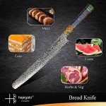 Unique 10-Inch Damascus Steel Chef's Knife