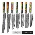 Unique 10-Inch Damascus Steel Chef's Knife