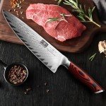HOSHANHO 8-Inch Damascus Chef Knife, Ultra Sharp