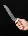 8-Inch Japanese Serrated Bread Knife in Yellow