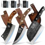 XYJ Full Tang Boning Knife with Leather Sheath