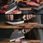 XYJ Full Tang Boning Knife with Leather Sheath
