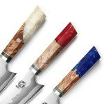 Mitsumoto Sakari 8" Damascus Kiritsuke Knife