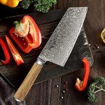 Premium 8.5" Japanese Damascus Cleaver Knife