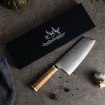 Premium 8.5" Japanese Damascus Cleaver Knife