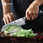 FINTISO 7-Inch Santoku Knife - Ultra Sharp & Durable
