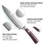 Professional 3-Piece Japanese Kitchen Knife Set