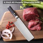 Foyeni 6.5-Inch Nakiri Knife - Precision Japanese Cutter