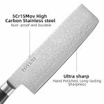 Foyeni 6.5-Inch Nakiri Knife - Precision Japanese Cutter