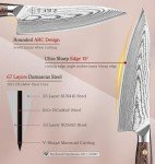 HEZHEN 67-Layer Damascus Steel Chef's Knife