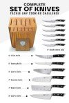 Dalstrong 12-Piece Elite Knife Set with Block
