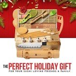 Sushi Making Kit with Knife and Mats