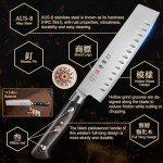 7-Inch Nakiri Knife - Japanese Chef's Chopping Knife