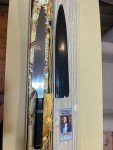 300mm Fujiwara Teruyasu Yanagiba Hammered Knife, White Steel