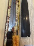 300mm Fujiwara Teruyasu Yanagiba Hammered Knife, White Steel