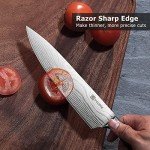 PAUDIN Professional Chef Knife with Wooden Handle