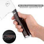 Imarku 7-Inch Japanese Meat Cleaver Knife