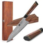 XINZUO 8.5" Kiritsuke Chef Knife with Handle