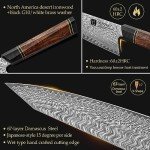 XINZUO 8.5" Kiritsuke Chef Knife with Handle