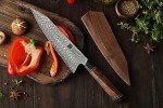 XINZUO 8.5" Kiritsuke Chef Knife with Handle