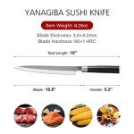 Sumteene 10.8" Japanese Sushi & Sashimi Knife