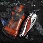 ALVELY VG10 Damascus Folding Pocket Knife with Case